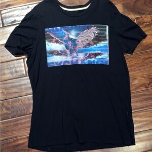 Men's Armani exchange Black Graphic T-Shirt